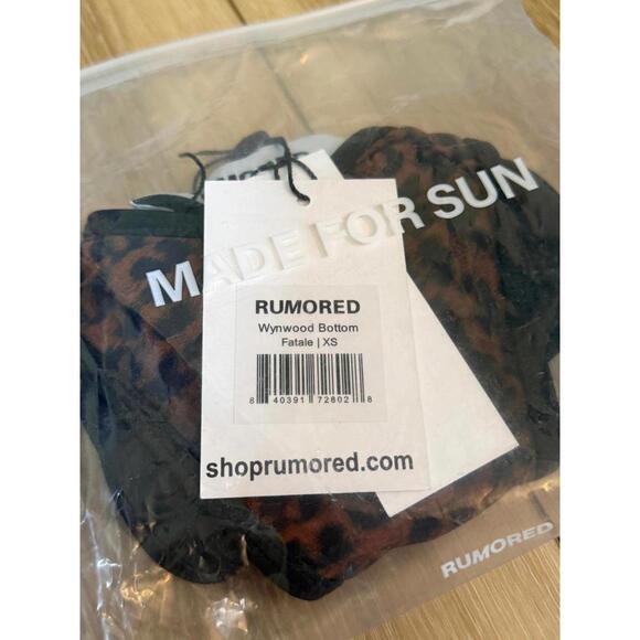 NWT! Rumored Wynwood Bikini Bottom Fatale Size XS - Picture 5 of 5